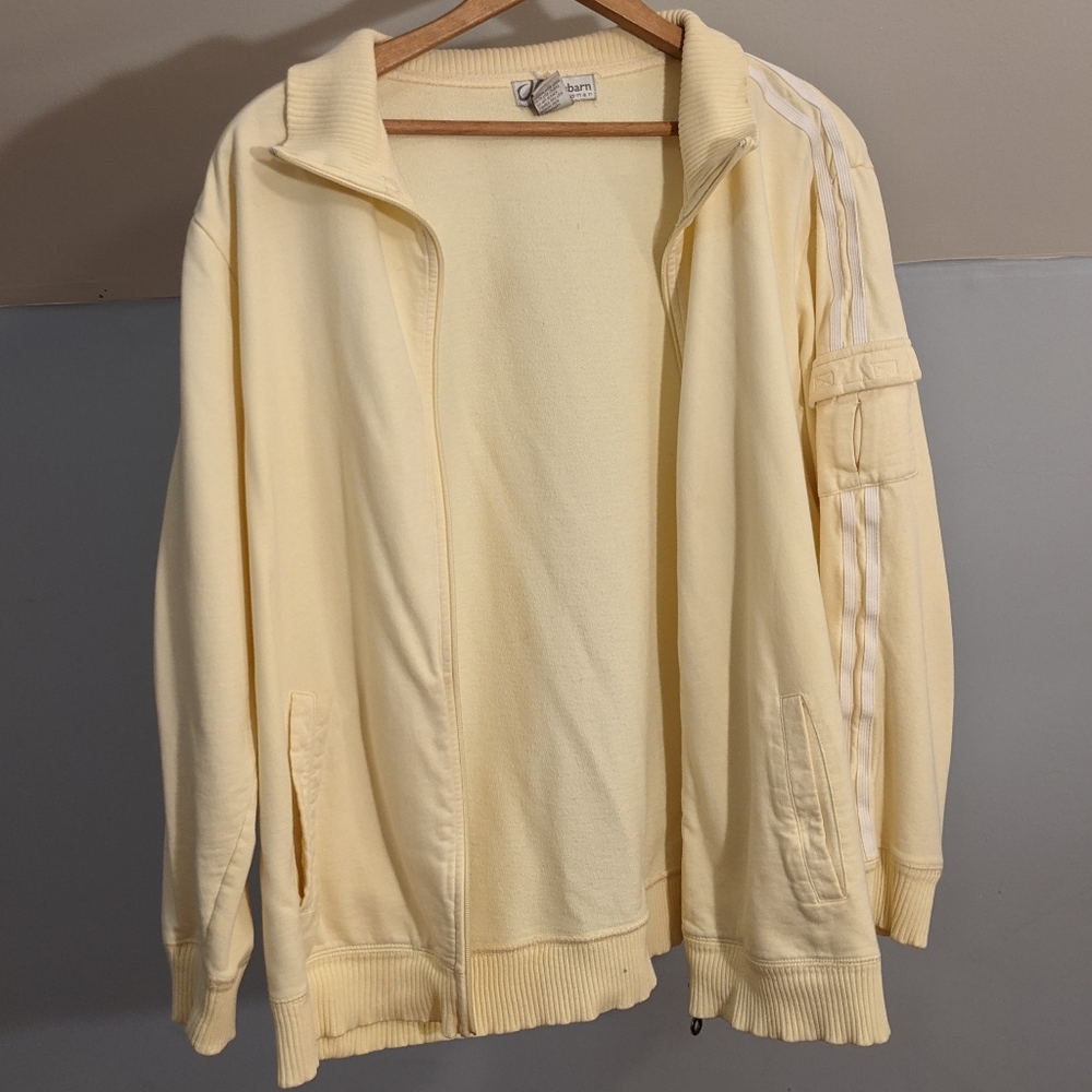 Yellow White Striped Jacket